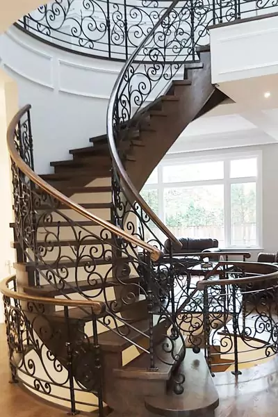 mississauga wrought iron railings | wrought iron stair case