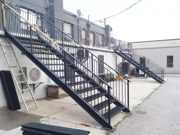 outdoor wrought iron stairs